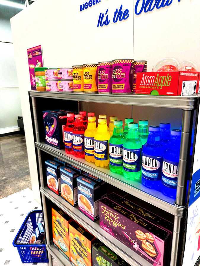 Look at all those tasty products!