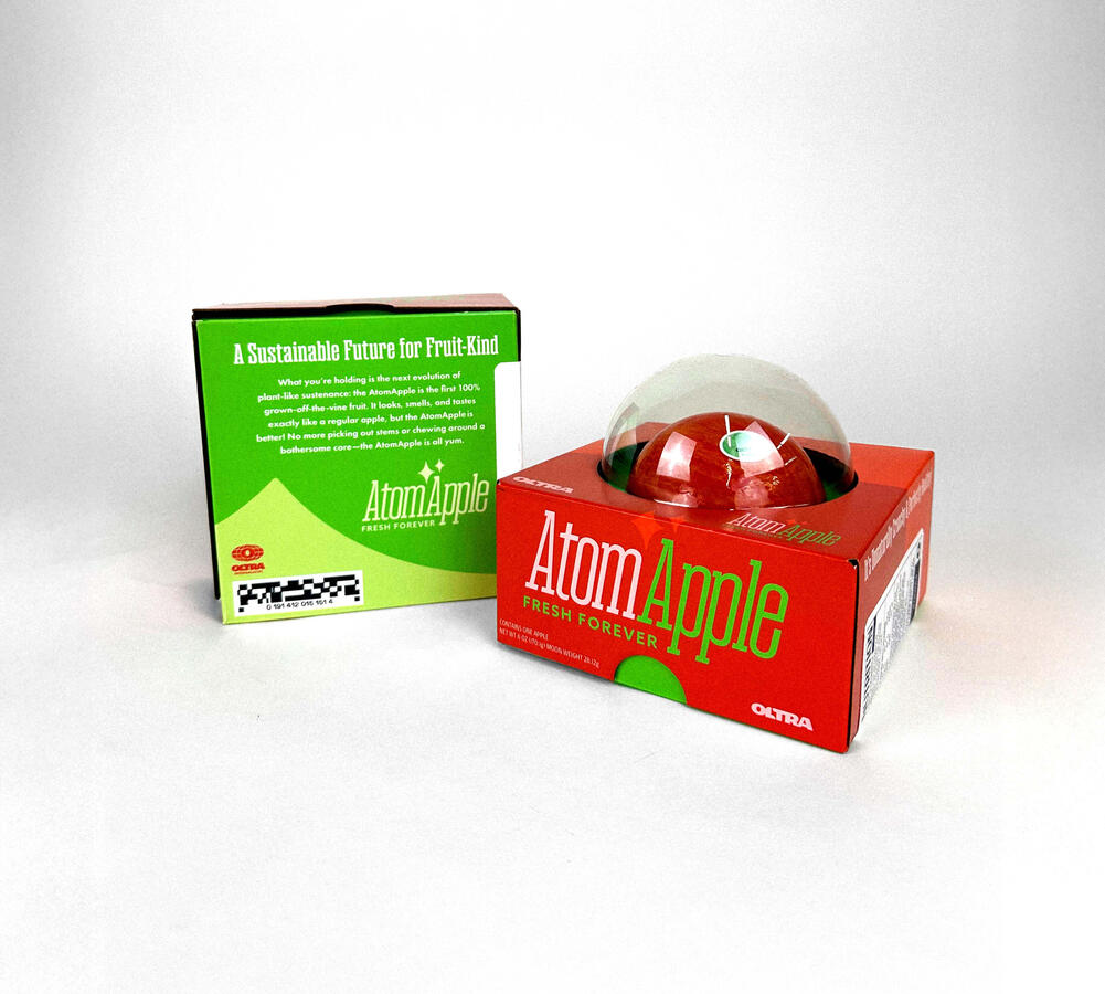 Atom Apple, completely lab-grown, 100% UN-natural.